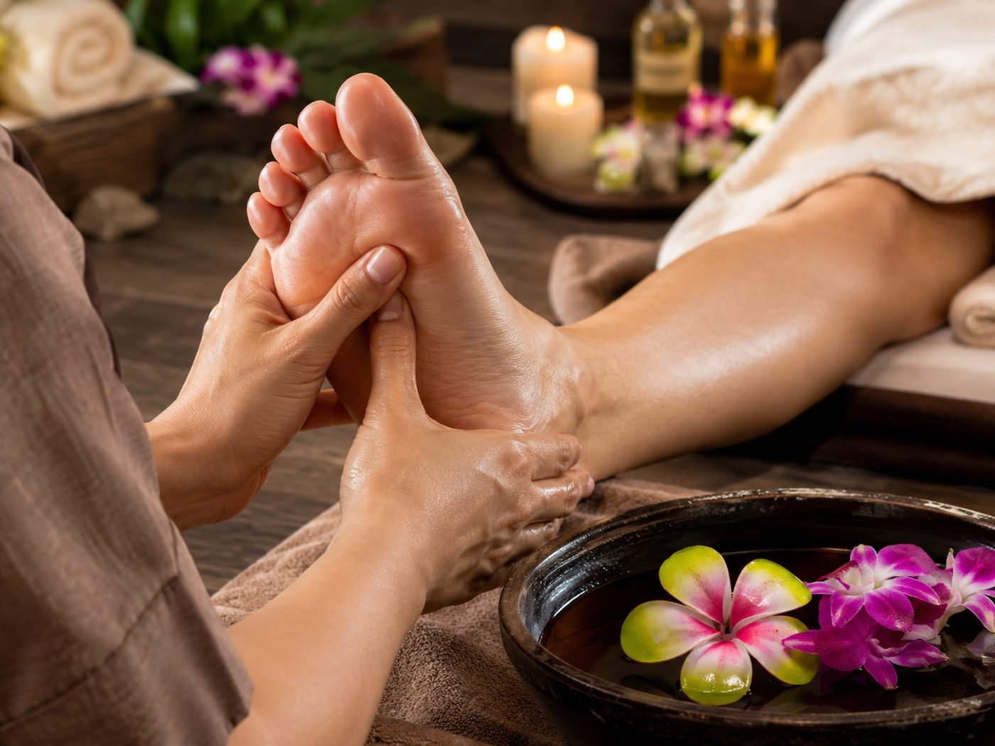 Thai Fußmassage – Reflexzonenmassage der Füße
